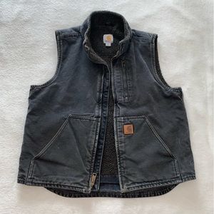 Carhartt Sherpa-Lined Vest Double Black Size M